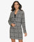 Calvin Klein Women's Black & White Plaid Tweed Cropped Blazer | Calvin Klein In Lebanon