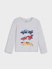 Sinsay Boy’s Grey Race Car Pajama Set