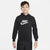Nike Boy's Black Logo Chest Print Hoodie