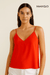 Mango Women's Coral Sleeveless Blouse| Mango in Lebanon