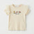 Zara Girl's Cream Ribbed Ruffle Sleeves T-Shirts | Zara In Lebanon