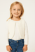 S.Oliver Girl's White Long-Sleeve Bolero |S.Oliver in Lebanon