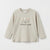 Zara Girl's Beige Graphic Script Blouse | Zara In Lebanon