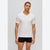 Boss Men's White Cotton Stretch V-Neck T-Shirt