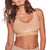 Bali Women's Beige Comfort Revolution ComfortFlex Fit Shaping Wireless Bra