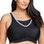 Glamorise Women's Black No-Bounce Sports Wire Free Bra