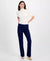Anne Klein Women's Navy Petite Mid-Rise Bootcut Pant | Anne Klein In Lebanon