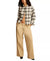 Lucky Brand Women's Beige Wide-Leg Pleated-Waist Pants|Lucky Brand In Lebanon