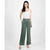 Anne Klein Women's Khaki Green High Rise Wide Leg Pants | Anne Klein In Lebanon