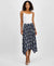 T Tahari Women's Honeycomb Printed Asymmetrical Maxi Skirt | T Tahari In Lebanon