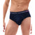 Tommy Hilfiger Men's Grey/Navy 3-Pack All Day Comfort Briefs