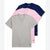 Polo Ralph Lauren Men's Grey/Pink /Navy 3-Pk. V-Neck Classic T-Shirt