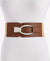 I.N.C. International Concepts Women's Tan Stretch Straw Oval & Hook Belt | I.N.C. International Concepts In Lebanon