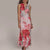 Donna Karan Women's Multicolor Lined Floral Cowl-Neck Gown Dress