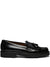 G.H. Bass & Co Men's Black Kiltie Tassel-Embellished Platform Loafers | G.H. Bass & Co In Lebanon
