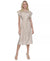 DKNY Women's Beige Spread-Collar Button-Front Tie-Waist Dress | DKNY In Lebanon