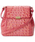 Brahmin Women's Orange/Pink Melbourne Margo Embossed Leather Crossbody Bag | Brahmin IN Lebanon