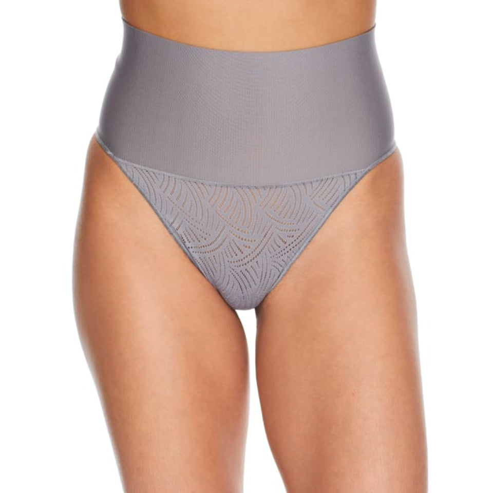 Maidenform Women's Grey Tame Your Tummy Lace Briefs