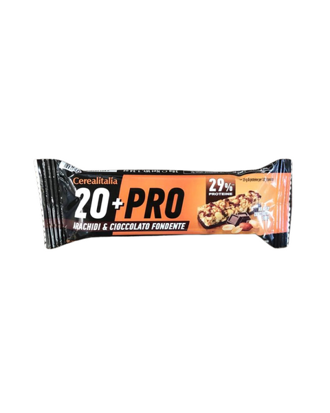 Cerealitalia 20+Pro  Peanut and Dark Chocolate Bars 38g