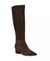 Nine West Women's Dark Brown Suede Morgin Pointed Toe Knee High Boot
