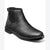 Nunn Bush Men's Black Delton Plain Toe Chelsea Boots