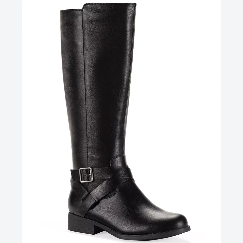 Style & Co Women's Black Margoo Riding Boots