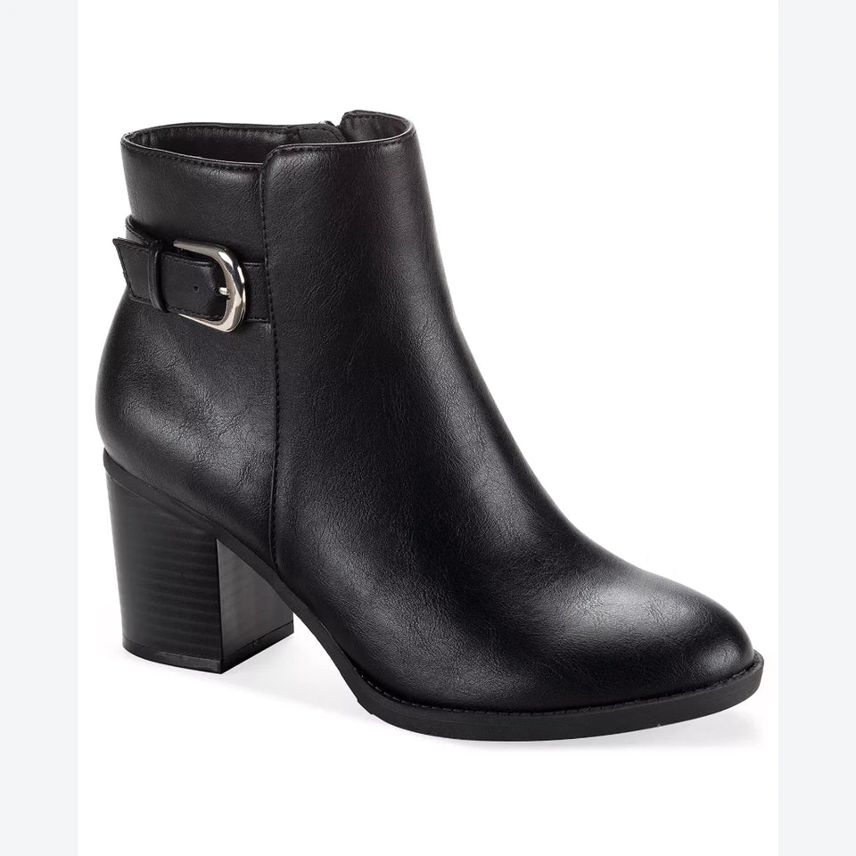 Style & Co Women's Black Harlemm Buckle Boots