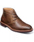 Florsheim Men's Brown Leather Anthem Plain Toe Chukka Boot