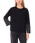 Vince Camuto Women's Black Crewneck Rhinestone Long-Sleeve Sweater | Vince Camuto In Lebanon