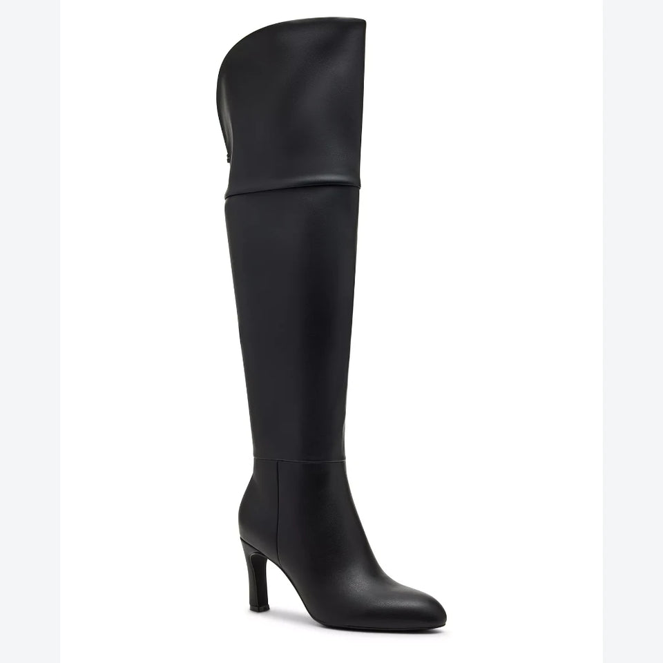 Madden Girl Women's Black Decode Over-The-KneeBoots