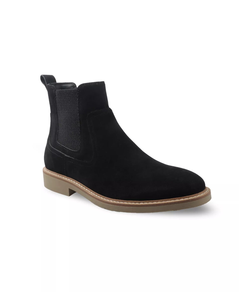 Club Room Men's Black Henrry Chelsea Boots