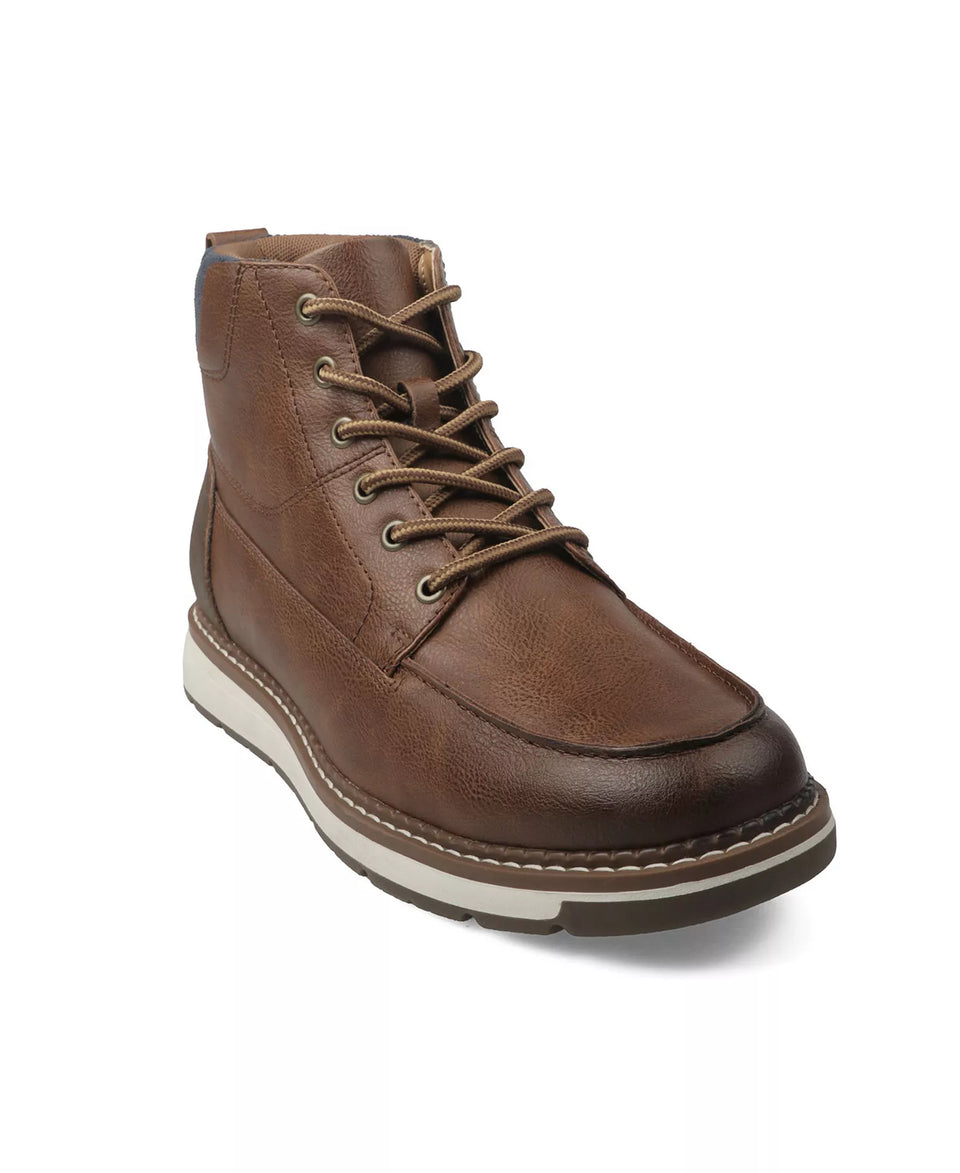 Club Room Men's Brown Felixx Lace-Up Boots
