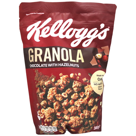 Kellogg's Granola Chocolate With Hazelnuts 380g