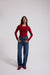 It's Basic Women Dark Blue Straight Fit Jeans 3421