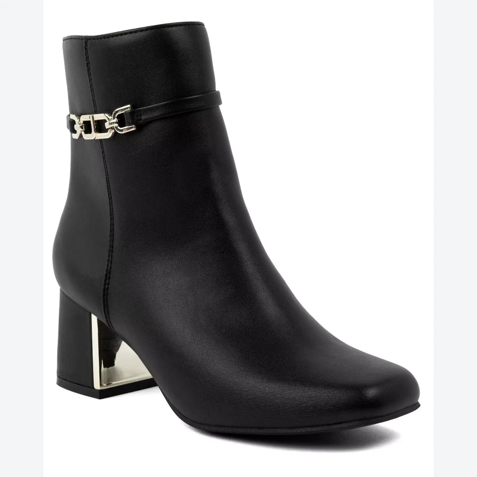 Jones New York Women's BlackDurling Block Heel Boots
