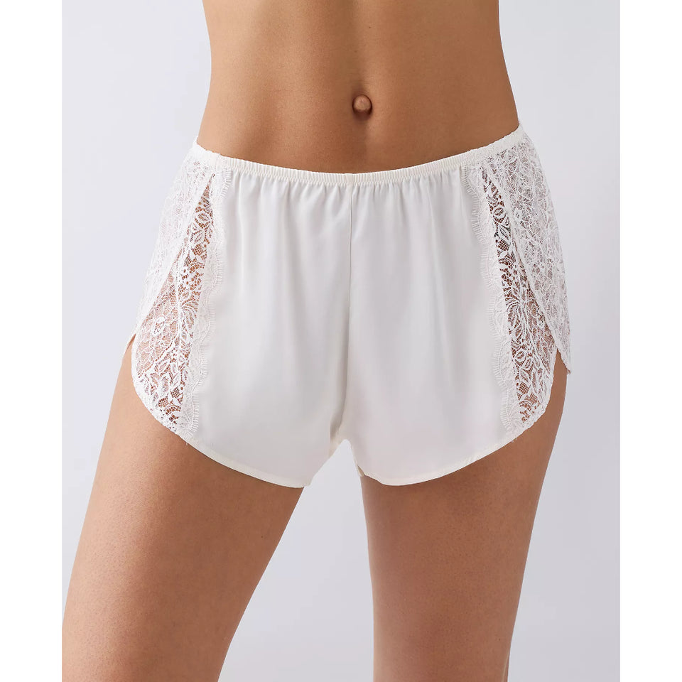 B. Tempt'd by Wacoal Women's Nude Satin Short In Lingerie