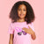 Sinsay Girl's Pink Short-Sleeve Sequin T-Shirt