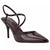 Calvin Klein Women's Dark Burgundy Cordera Strappy Slip-On Stiletto Pumps Heels