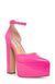 Steve Madden Women's Fuchsia Patent Synthetic Prompt Heel | Steve Madden In Lebanon