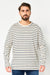 Celio Men’s Gray & Navy Striped Crew Neck Long Sleeve T-Shirt|Celio In Lebanon