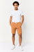 Celio Men's Rust Men Drawstring Textured Basic Shorts | Celio In Lebanon
