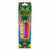 Wicked Glinda Straws 4-pack in a 20 oz cardboard box. The packaging features a colorful, retro-themed design with green, pink, and blue patterns, and a clear window displaying the four glittery straws inside: white with blue patterns, pink glitter, gold glitter, and dark blue glitter.