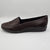 Easy Spirit Women's Dark Brown Devitts Crocodile-Embossed Leather Upper Loafers