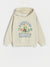 Reserved Girl's Beige Minecraft Print Oversized Hoodie | Reserved In Lebanon