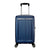 Blue suitcase with Samsonite logo on a white background