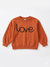 Zara Girl's Orange Printed Sweatshirt | Zara In Lebanon