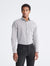 Calvin Klein Women's Gray Steel Slim Fit Stripe Button-Down Shirt |Calvin Klein in Lebanon