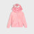 Sinsay Girl's Pink Dotted Fox Face Hooded Jacket
