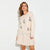 Sinsay Women's Cream Sequin Christmas Tree Blouse