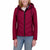 DKNY Women's Burgundy Mixed Media Jacket